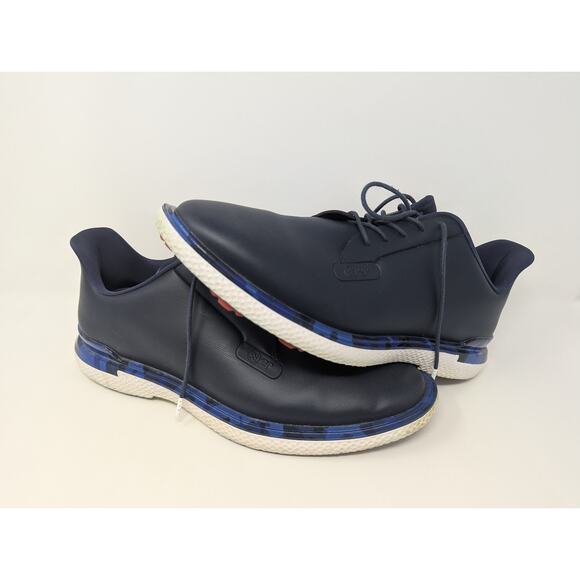 G/Fore Fore G4 Camo Gallivan2r Camo Welt Golf Shoes Sz 11.5 Navy TWLT GMF000060 - Picture 1 of 8